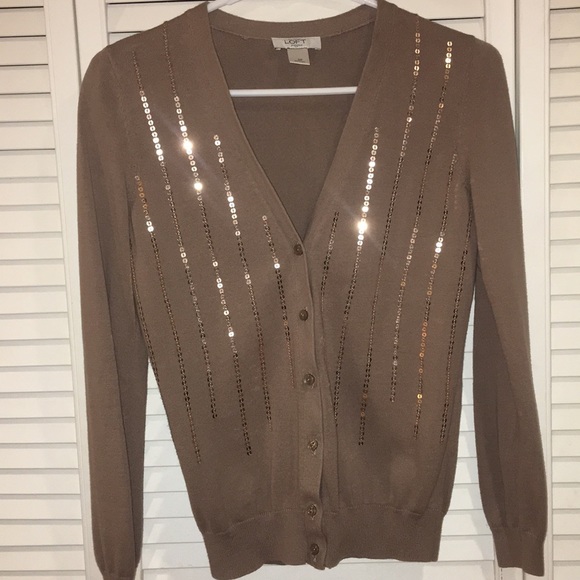 💝DONATED💝 LOT of 4 LOFT Sweaters Cardigan Tops - Picture 2 of 13